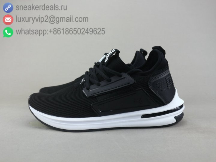 Puma IGNITE Limitless SR NETFIT Men Trainer Running Shoes Classic Black White Size 40-44